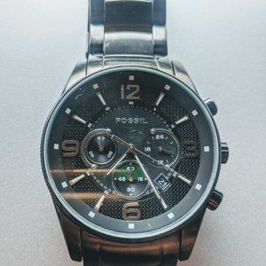 Fossil FS4446 Black Chronograph Watch